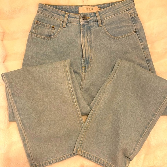 Calça Jeans Wide | Elza Cropped Preto - Picture 3 of 5